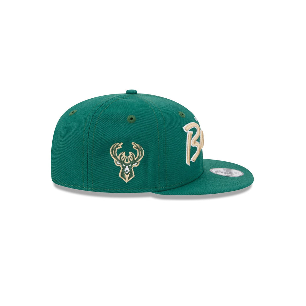 Milwaukee Bucks Script Kids 9FIFTY Snapback Hat