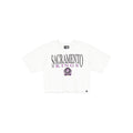 Sacramento Kings Throwback Prep Women's Cropped T-Shirt