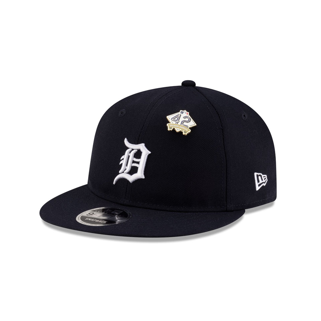 Detroit Tigers Jackie Robinson Day 2025 Retro Crown 9FIFTY Snapback Hat