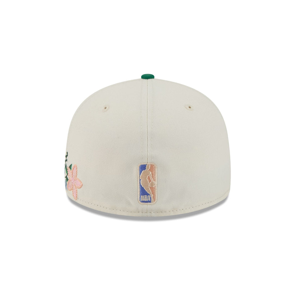 Boston Celtics Tonal Florals White 59FIFTY Fitted Hat