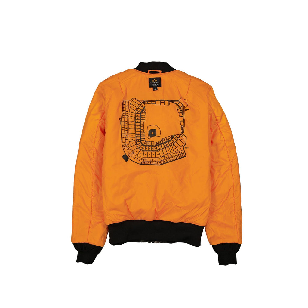 Alpha Industries x Chicago Cubs Black Camo MA-1 Bomber Jacket