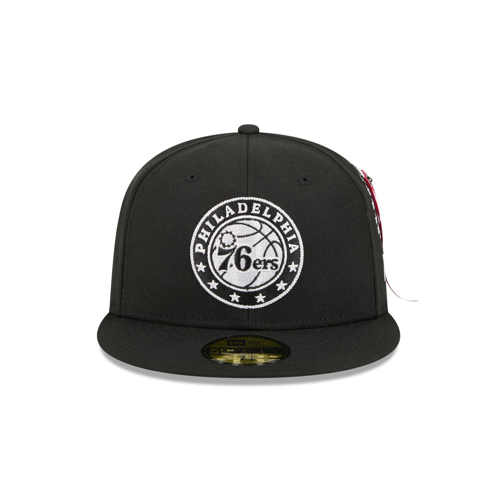 Alpha Industries x Philadelphia 76ers Black 59FIFTY Fitted Hat