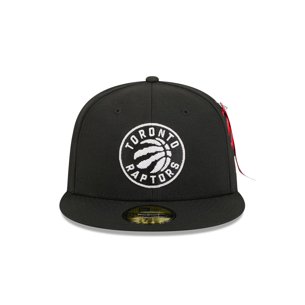 Alpha Industries x Toronto Raptors Black 59FIFTY Fitted Hat