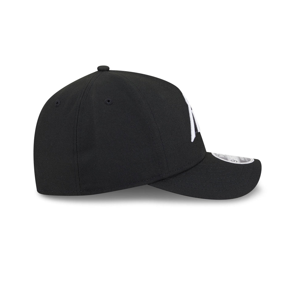 Carolina Panthers Black & White 9FORTY M-Crown A-Frame Snapback Hat