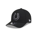 Indianapolis Colts Black & White 9FORTY M-Crown A-Frame Snapback Hat
