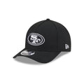 San Francisco 49ers Black & White 9FORTY M-Crown A-Frame Snapback Hat