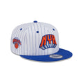 New York Knicks Deceptor Pinstripe 9FIFTY Snapback Hat