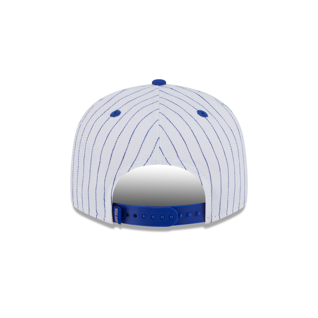 New York Knicks Deceptor Pinstripe 9FIFTY Snapback Hat