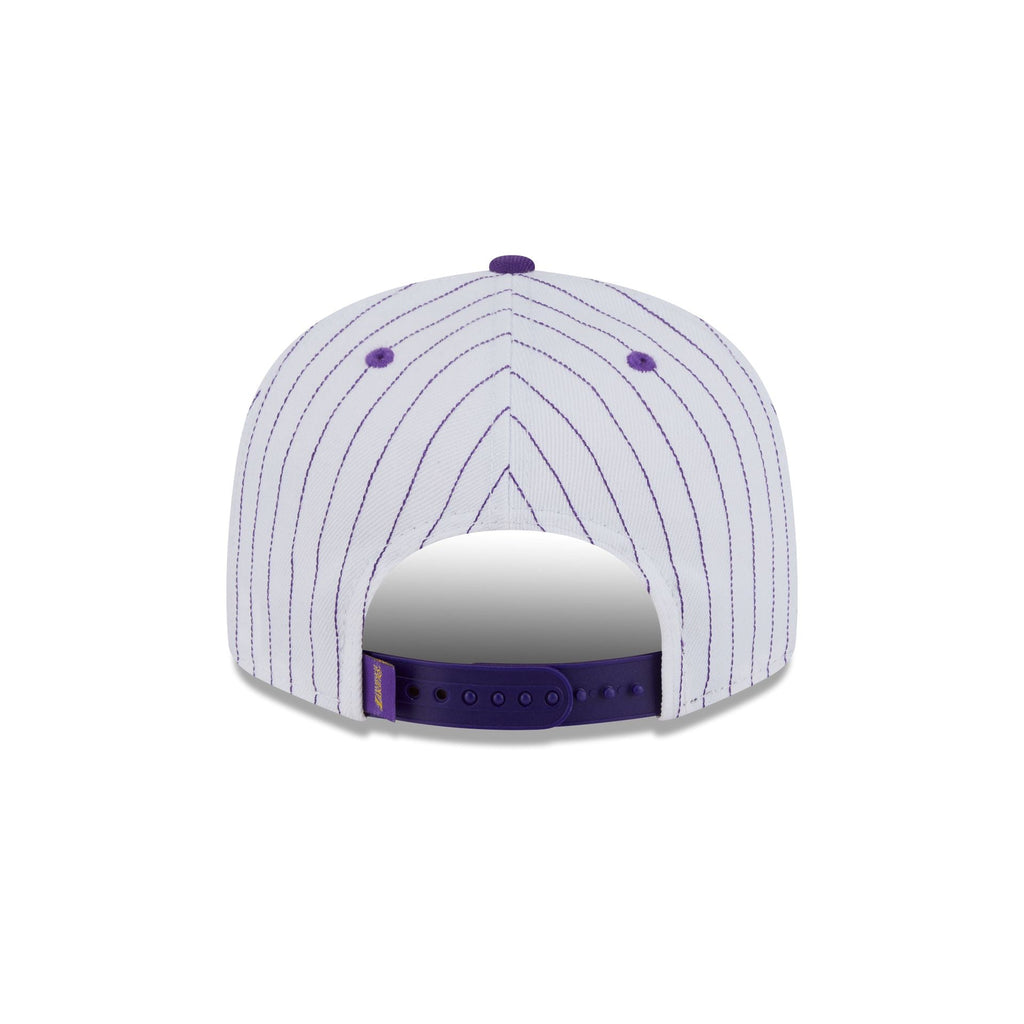 Los Angeles Lakers Deceptor Pinstripe 9FIFTY Snapback Hat