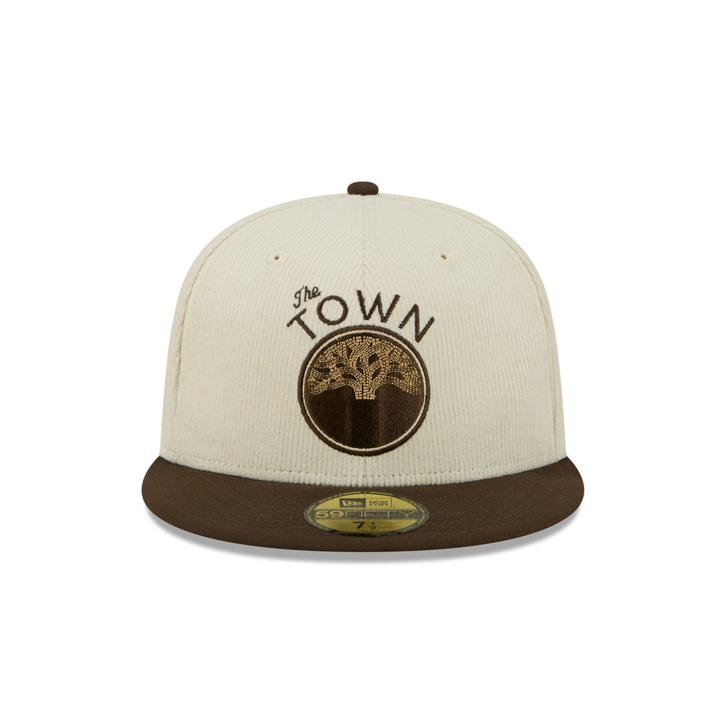 Golden State Warriors 2025 City Edition Chrome White Corduroy 59FIFTY Fitted Hat