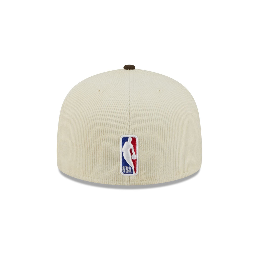Golden State Warriors 2025 City Edition Chrome White Corduroy 59FIFTY Fitted Hat