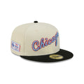 Chicago Bulls 2025 City Edition Chrome White Corduroy 59FIFTY Fitted Hat