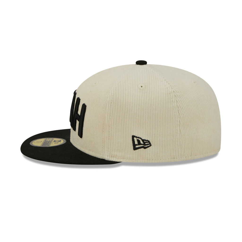 Utah Jazz 2025 City Edition Chrome White Corduroy 59FIFTY Fitted Hat