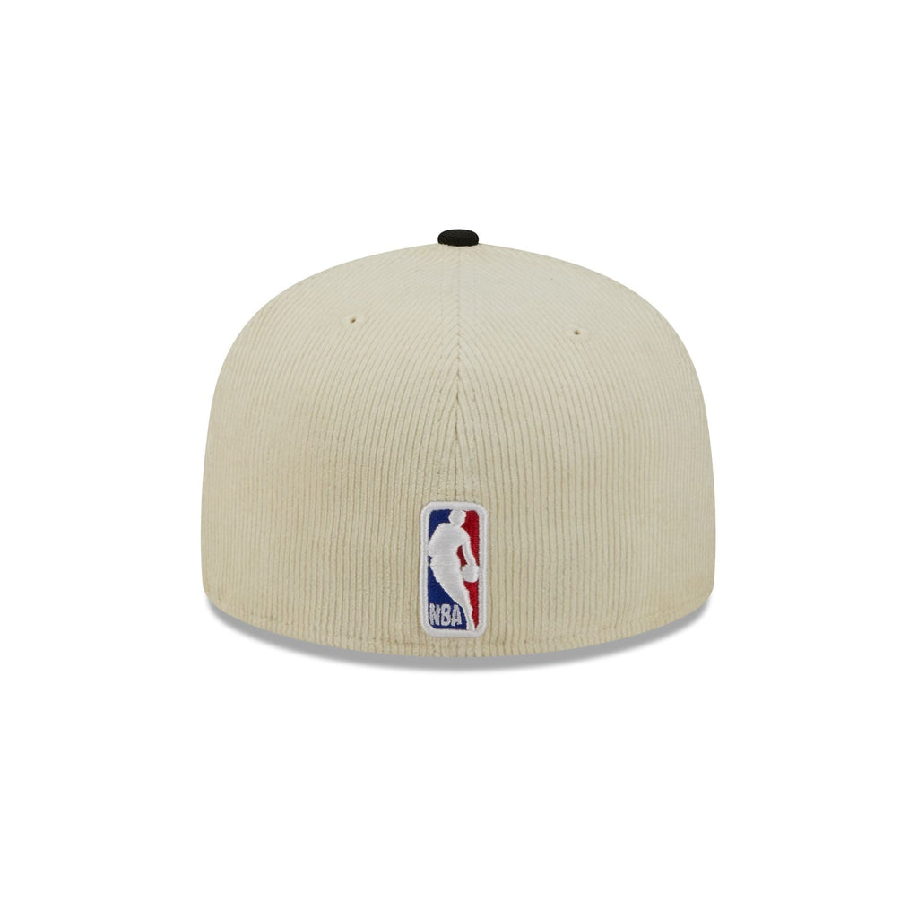 Portland Trail Blazers 2025 City Edition Chrome White Corduroy 59FIFTY Fitted Hat