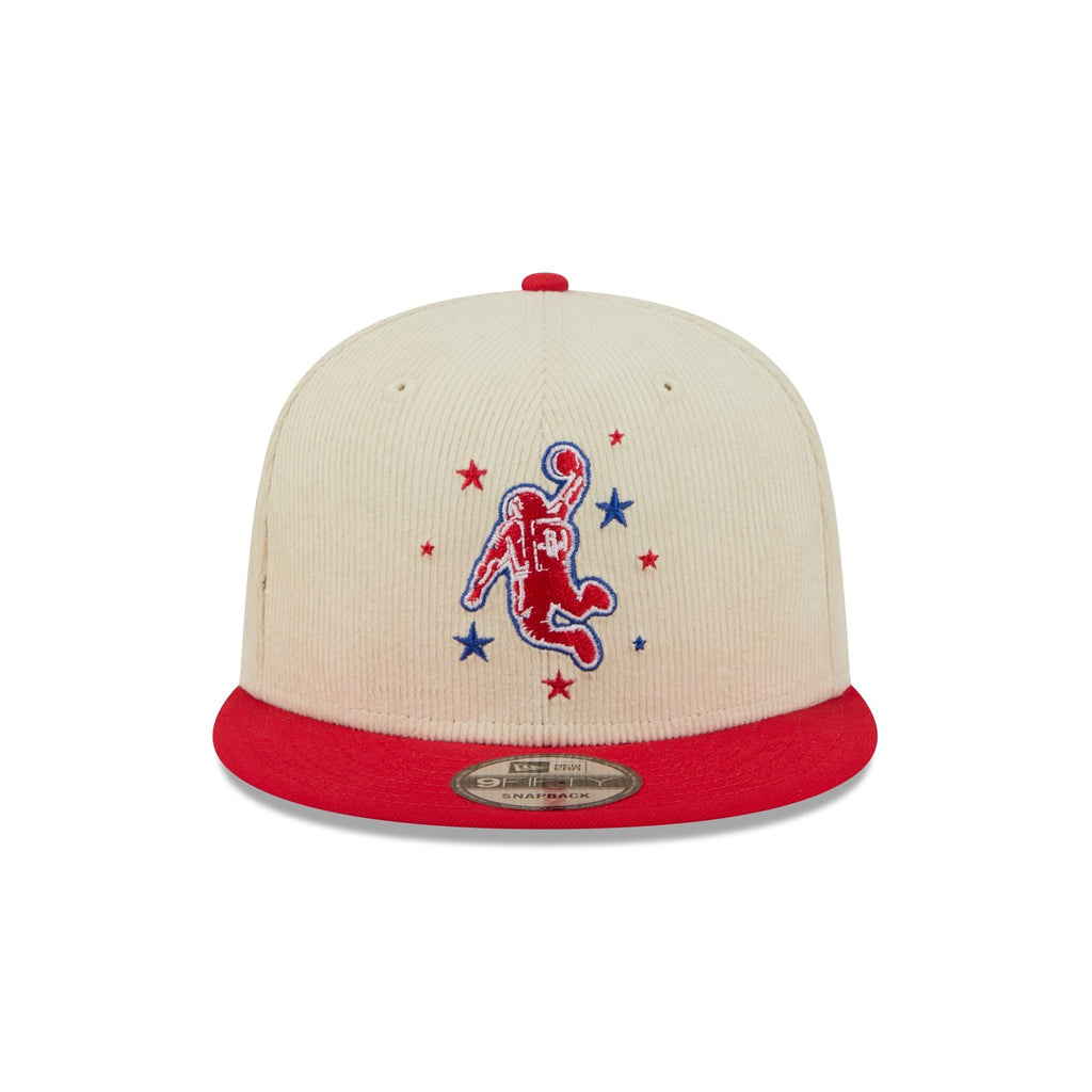 Houston Rockets 2025 City Edition Chrome White Corduroy 9FIFTY Snapback Hat