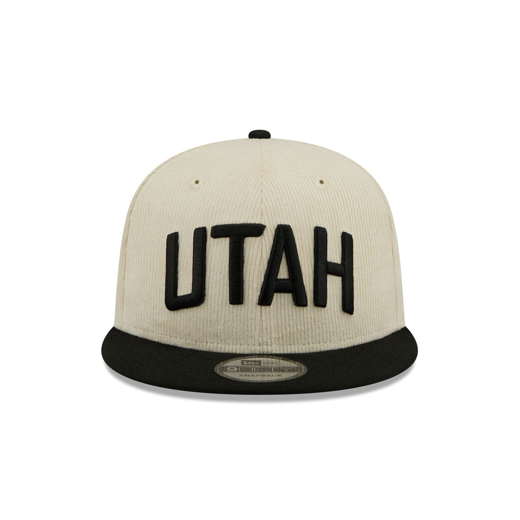 Utah Jazz 2025 City Edition Chrome White Corduroy 9FIFTY Snapback Hat