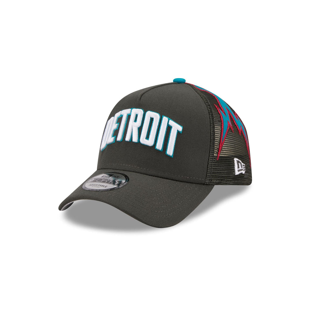 Detroit Pistons 2025 City Edition 9FORTY A-Frame Trucker Hat