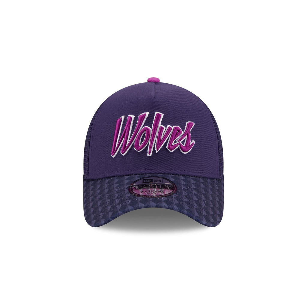 Minnesota Timberwolves 2025 City Edition 9FORTY A-Frame Trucker Hat