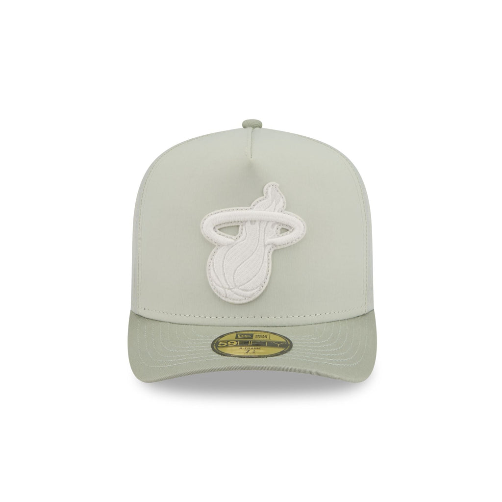 Miami Heat Crinkle 59FIFTY A-Frame Fitted Hat