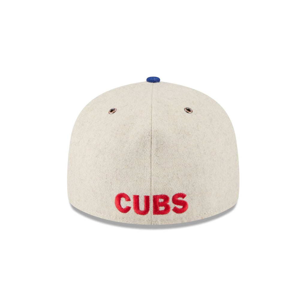 Chicago Cubs Wool Letterman Retro Crown 59FIFTY Fitted Hat
