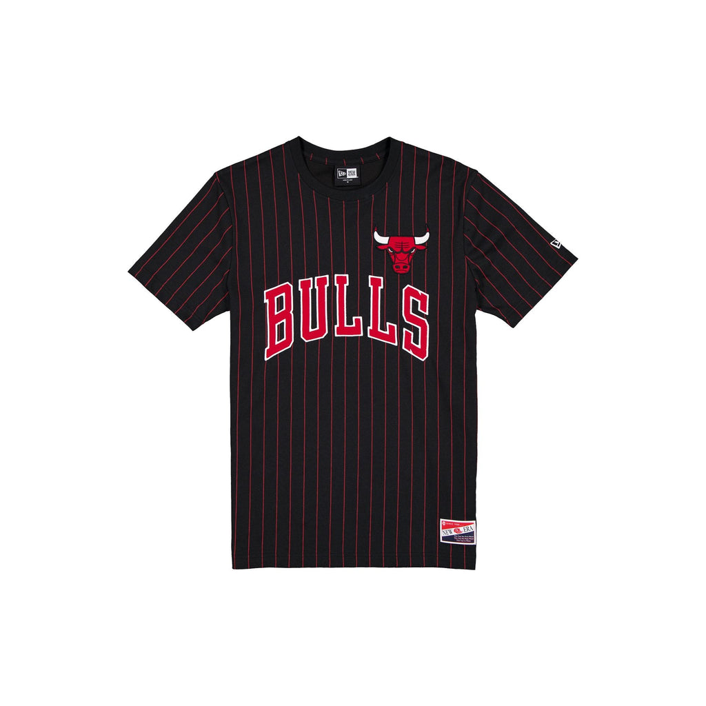 Chicago Bulls Throwback Applique Pinstripe T-Shirt