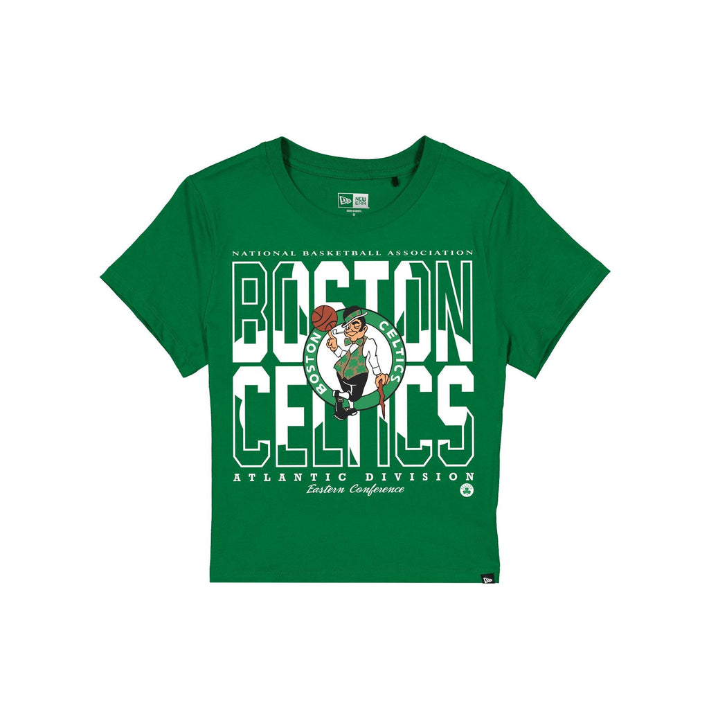 Boston Celtics Leisure Women's Shrunken Cropped T-Shirt