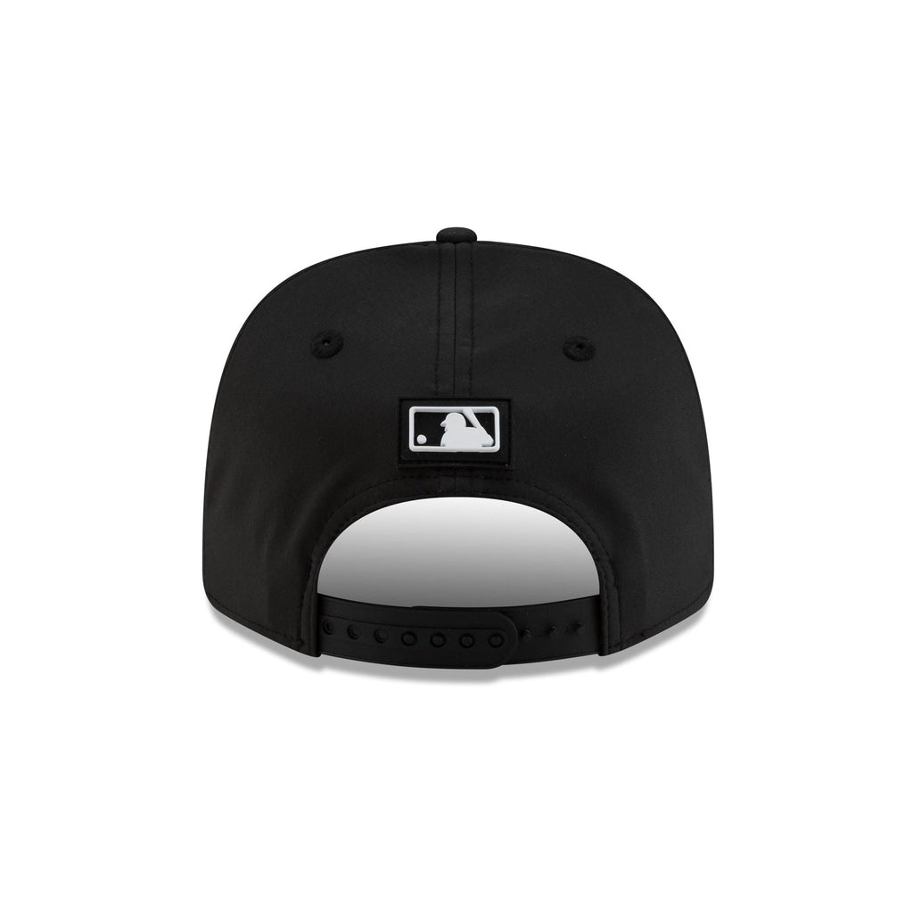 Colorado Rockies 2026 Clubhouse Black & White Split Panel 9SEVENTY Stretch-Snap Hat