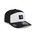 Tampa Bay Rays 2026 Clubhouse Black & White Split Panel 9SEVENTY Stretch-Snap Hat