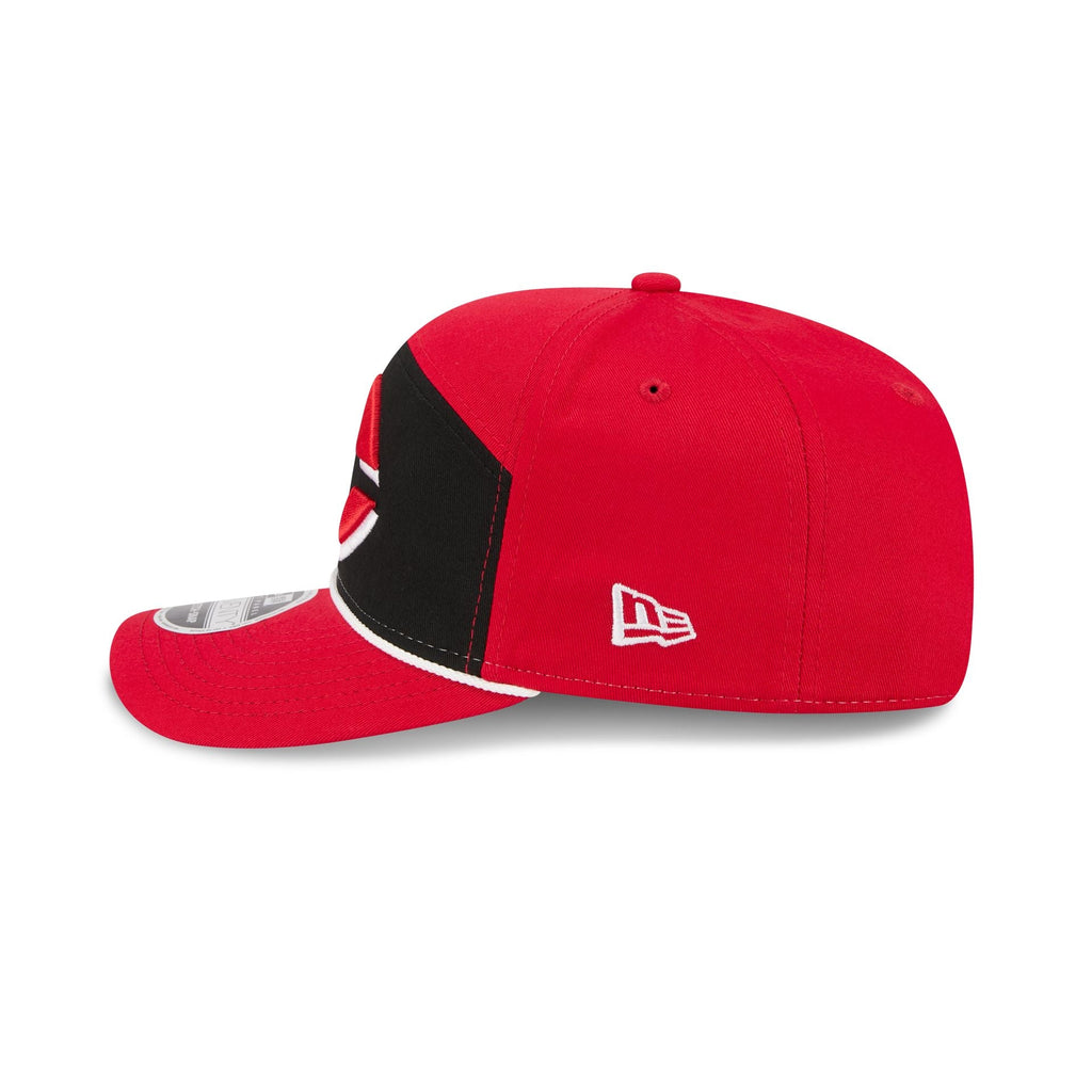 Cincinnati Reds Split Panel 9SEVENTY Stretch-Snap Hat