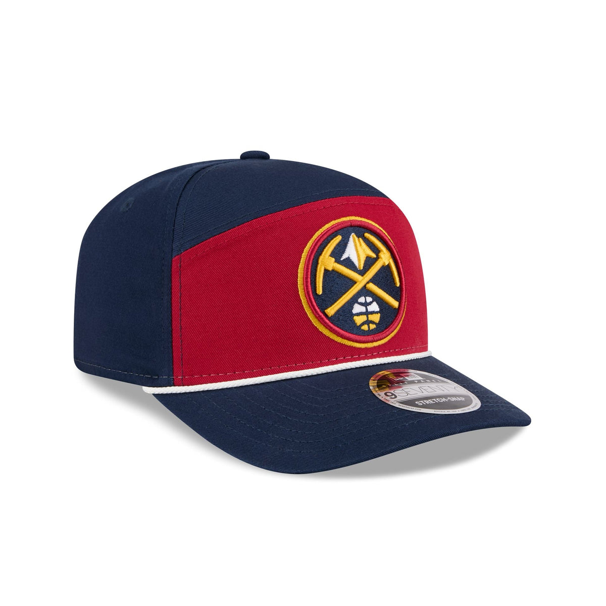 Denver Nuggets Split Panel 9SEVENTY Stretch-Snap Hat