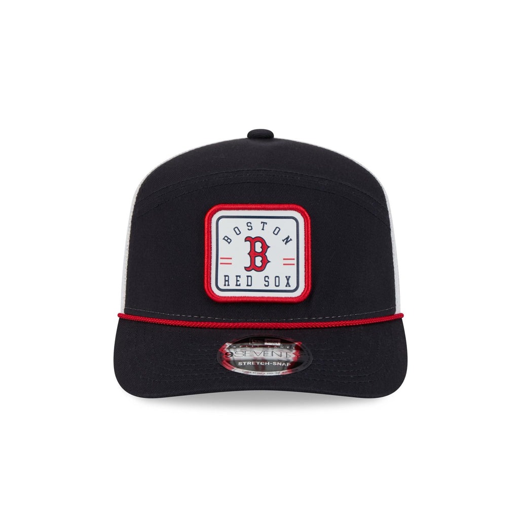 Boston Red Sox Square Patch Split Panel 9SEVENTY Trucker Hat