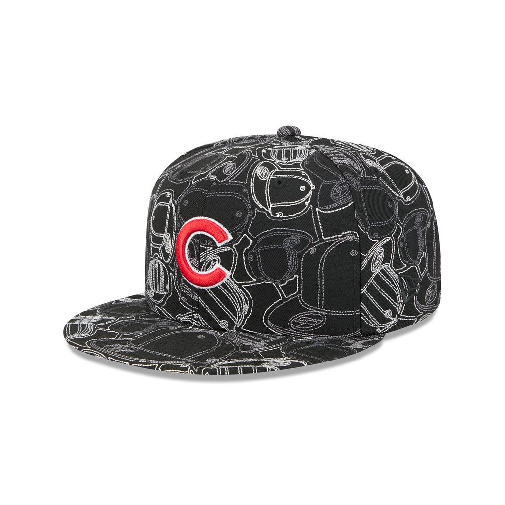 Chicago Cubs Cap Scramble 59FIFTY Fitted Hat