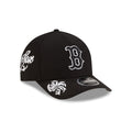 Boston Red Sox Script Black and White 9FORTY M-Crown A-Frame Snapback Hat