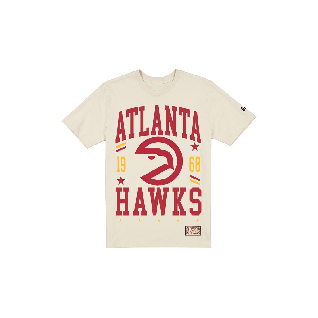 Atlanta Hawks 1972-1995 Hardwood Classics Chrome White T-Shirt