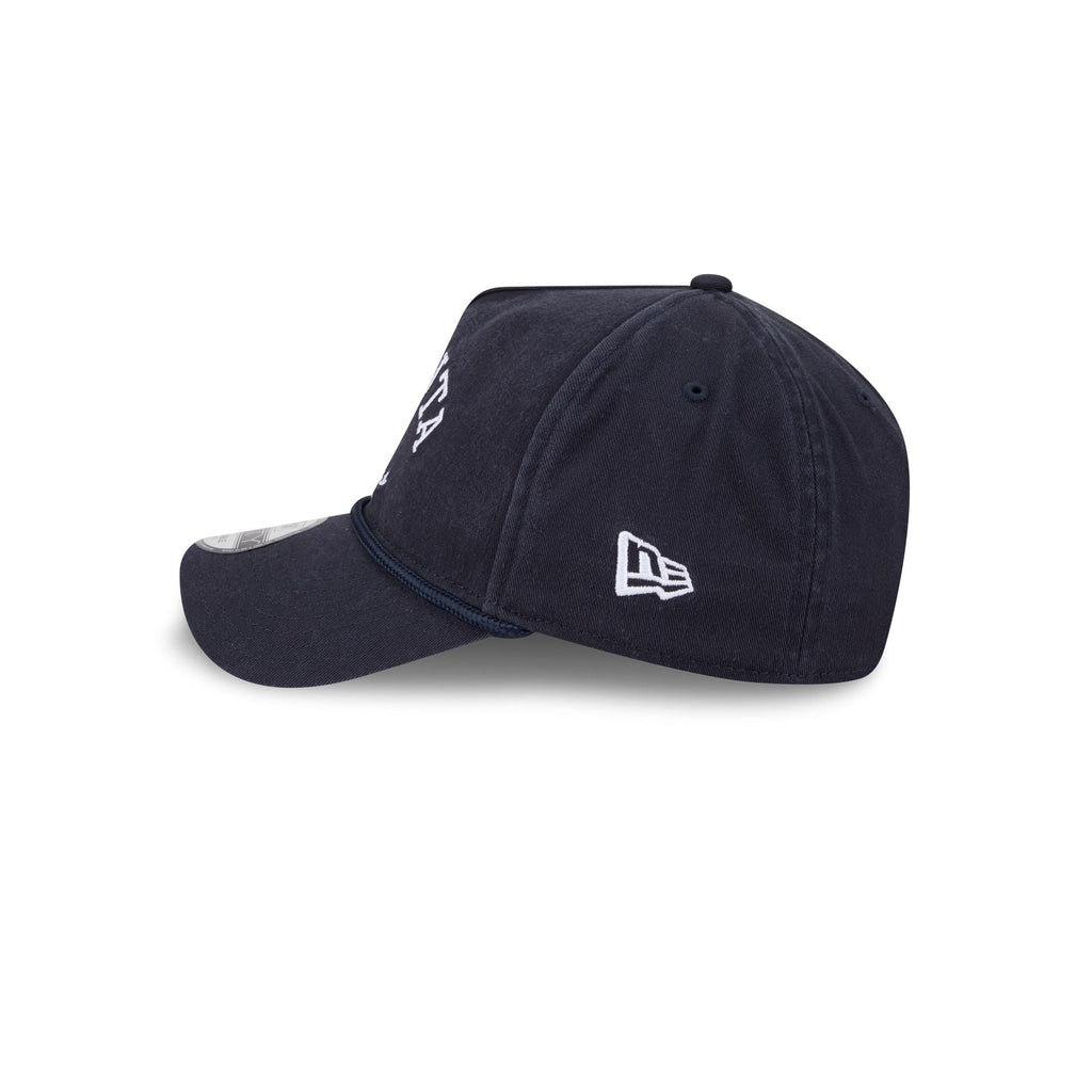 Atlanta Braves Stacked Rope 9FORTY A-Frame Snapback Hat