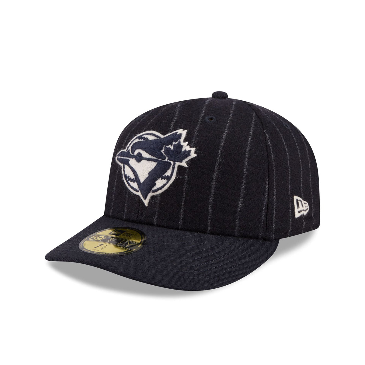 Toronto Blue Jays Pinstripe Merino & Cashmere Moon 59FIFTY Fitted Hat