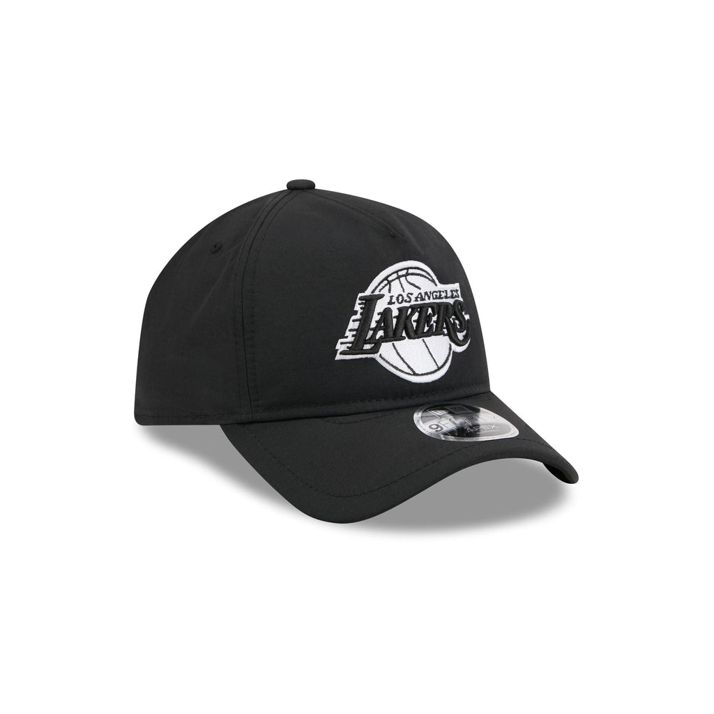 Los Angeles Lakers Black 9FORTY APEX Snapback Hat