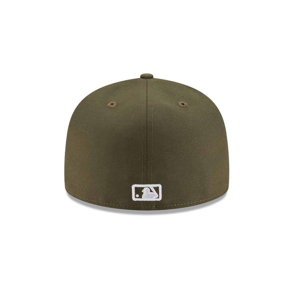 Atlanta Braves Basic Olive Green 59FIFTY Fitted Hat