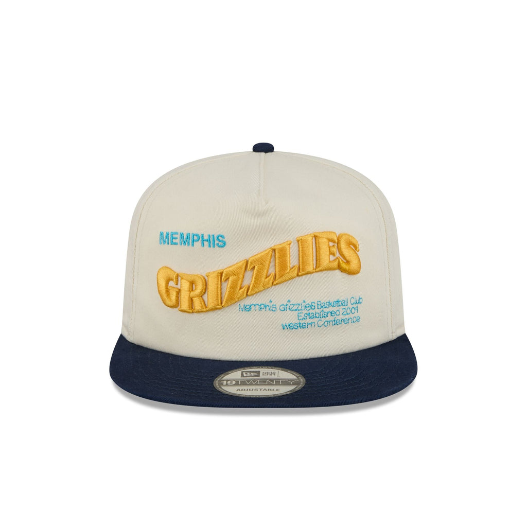 Memphis Grizzlies Conference Script Chrome White 19TWENTY Adjustable Hat