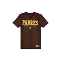 San Diego Padres Throwback Pinstripe Varsity T-Shirt