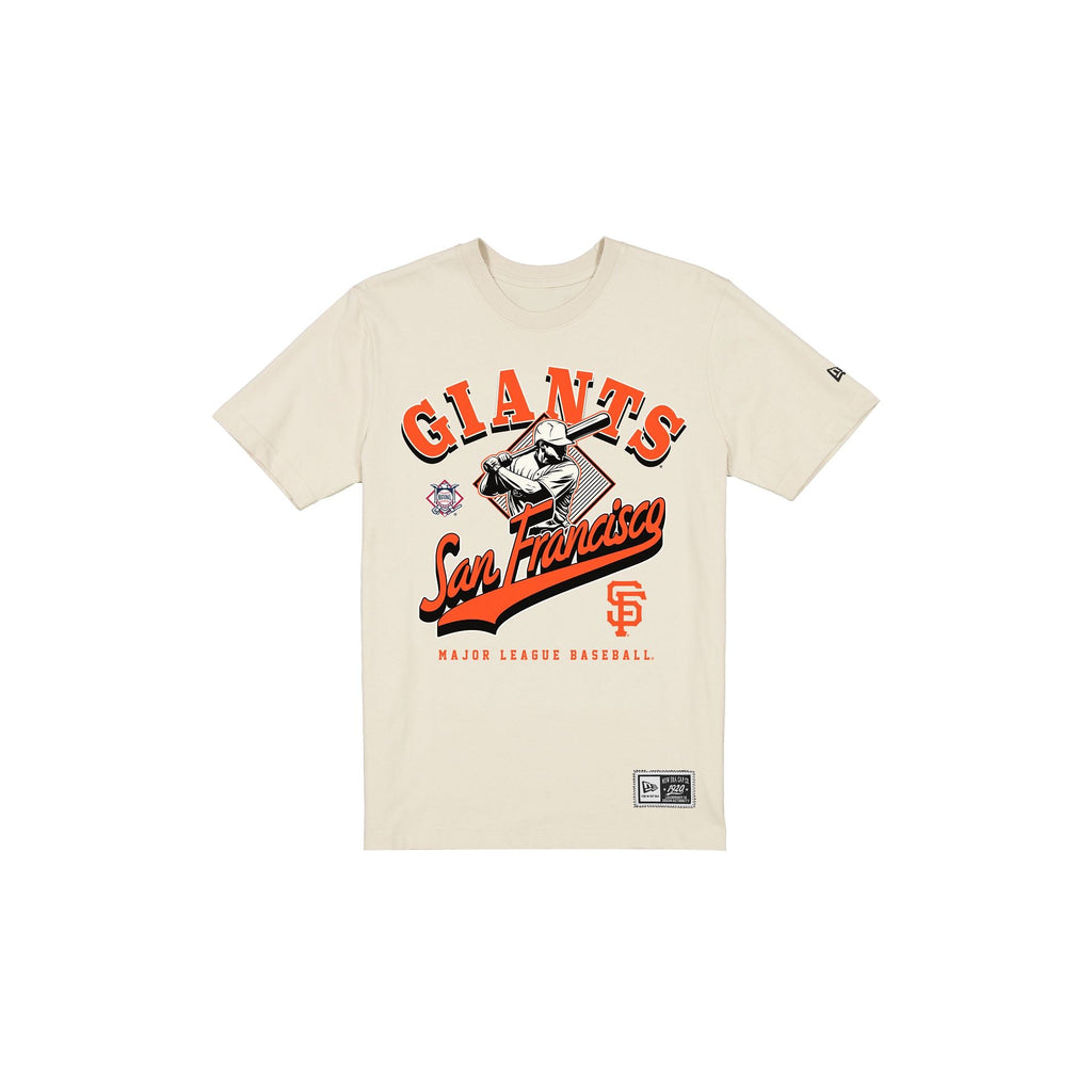 San Francisco Giants Throwback Batter Chrome White T-Shirt