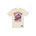 Denver Broncos Throwback Helmet Chrome White T-Shirt
