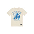 Detroit Lions Throwback Helmet Chrome White T-Shirt