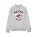 Kansas City Chiefs Heather Gray Quarter Zip