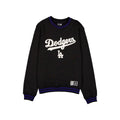 Los Angeles Dodgers Throwback Boucle Black Crewneck