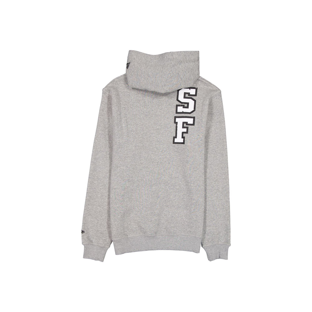 San Francisco Giants Heather Gray Varsity Hoodie