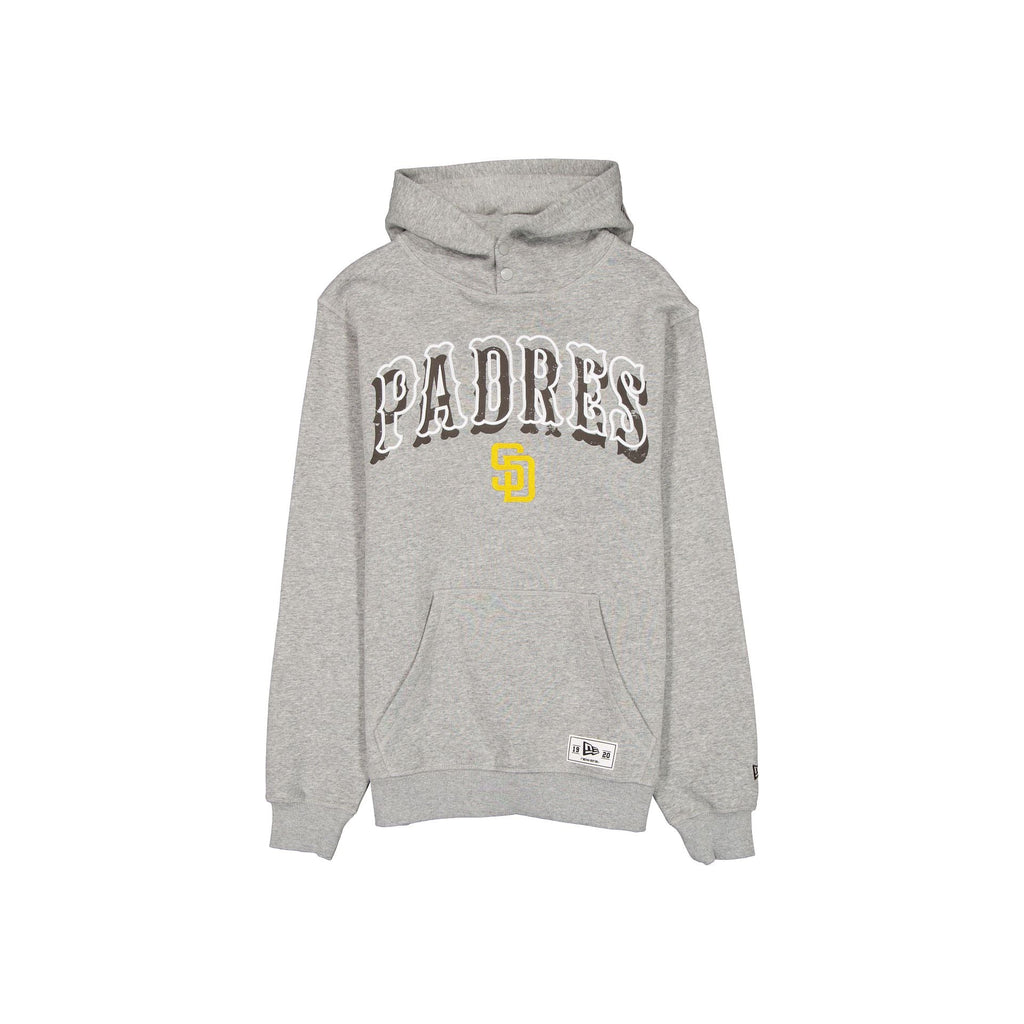 San Diego Padres Heather Gray Varsity Hoodie
