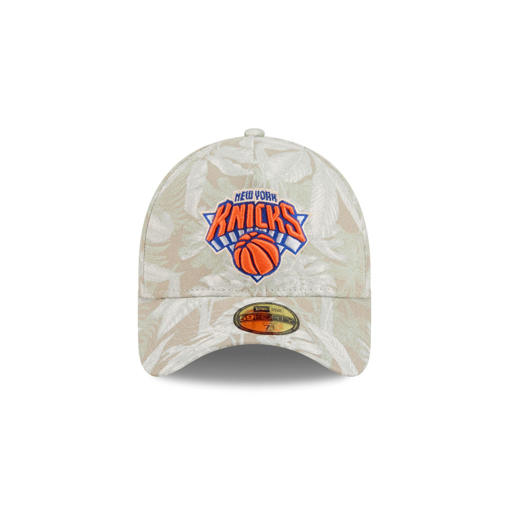 New York Knicks Three Looms Leafy Palm 59FORTY A-Frame Fitted Hat