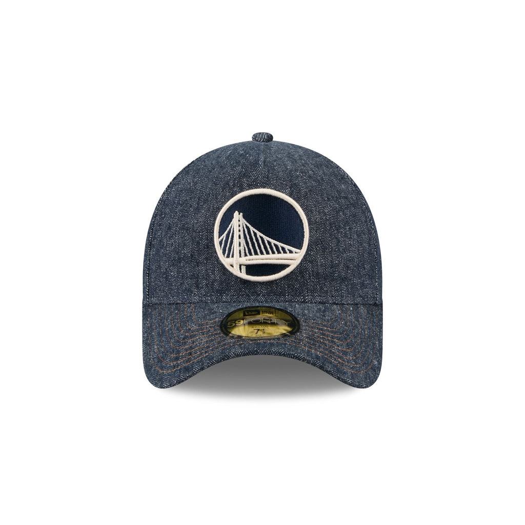 Golden State Warriors Denim 59FORTY A-Frame Fitted Hat