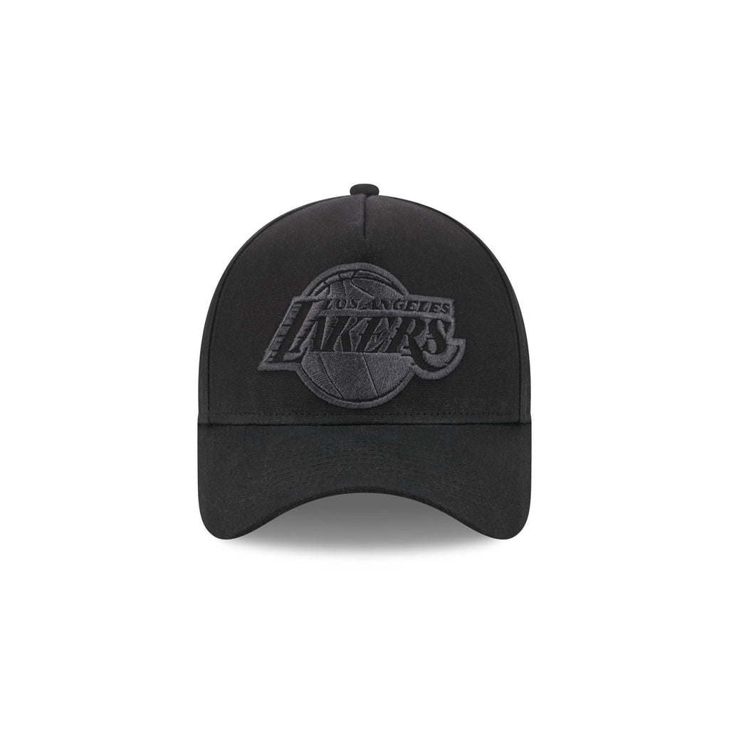 Los Angeles Lakers Waxed Canvas Black 59FORTY A-Frame Fitted Hat